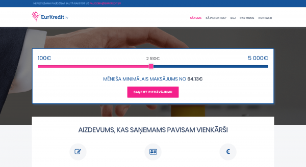 Eurkredit - Aizdevums līdz 5 000 €