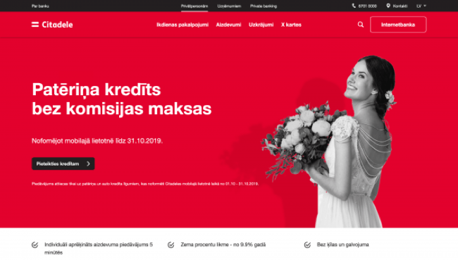 Citadele ekrānuzņēmums