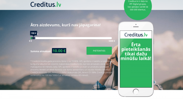 Creditus pieredze un apspriešana 