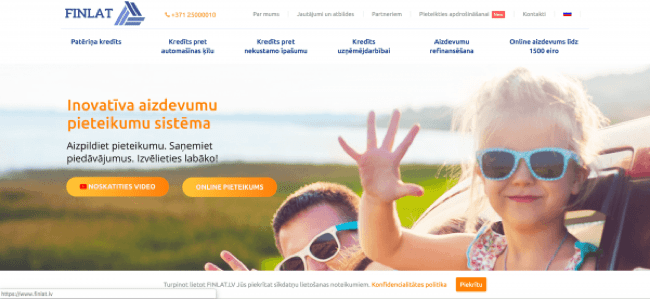 Finlat ekrānuzņēmums