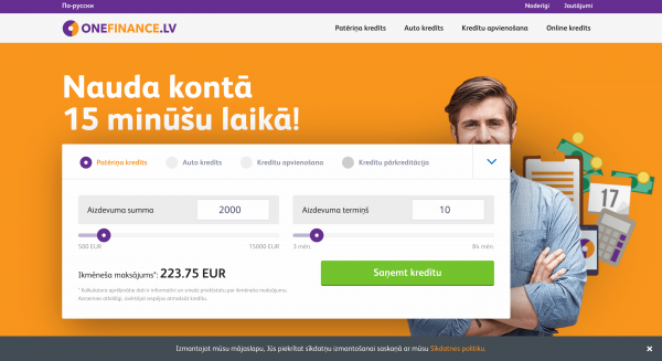 ONEfinance pieredze un apspriešana 