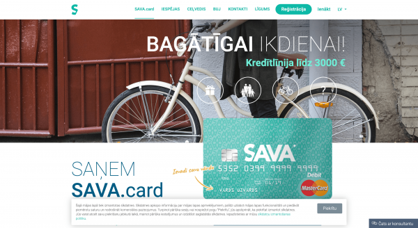 SAVA.card pieredze un apspriešana 