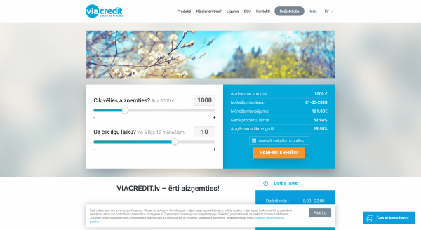 VIA Credit - Aizdevums līdz 3 000 €